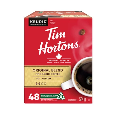 K-Cup Tim Hortons Coffee - Original Blend - 48s