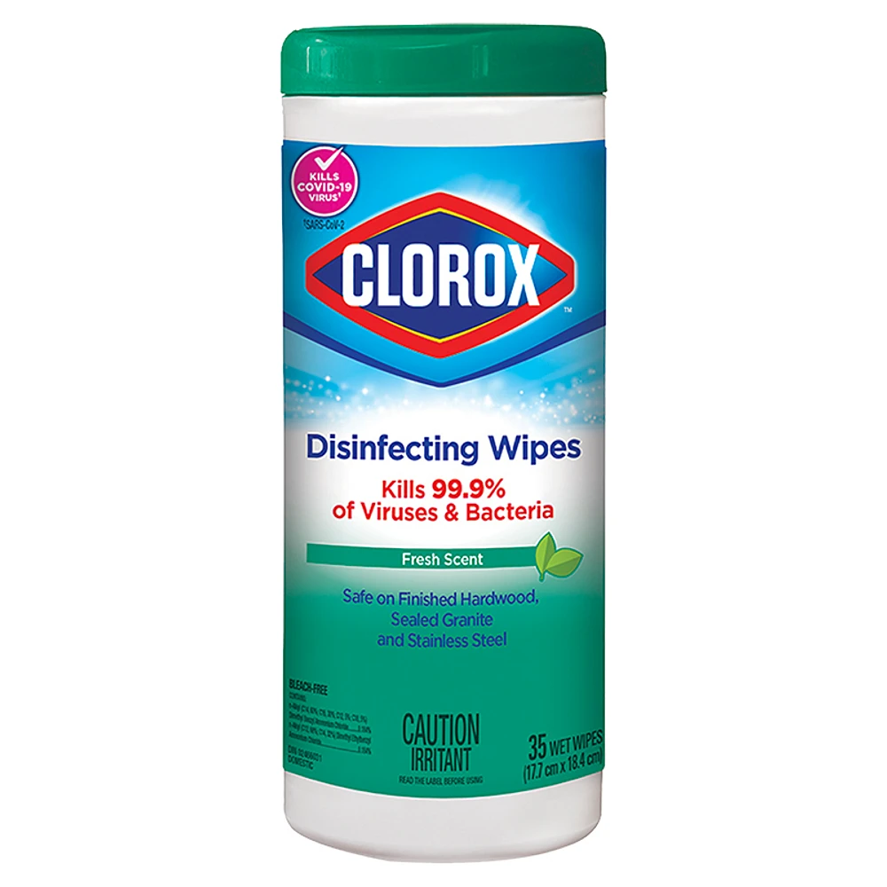 Clorox Disinfecting & Cleaning Wipes - Fresh Scent - 35's