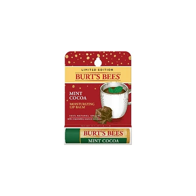 Burt's Bees Limited Edition Mint Cocoa - Moisturising Lip Balm - Matte