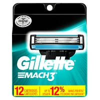 Gillette Mach3 Cartridges - 12s