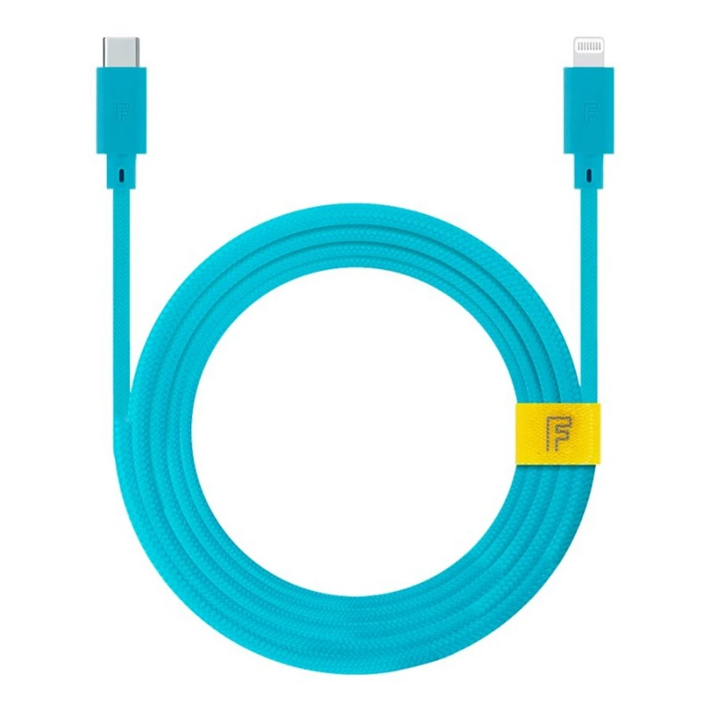 FURO USB-C to Lightning Cable - Turquoise - 3m