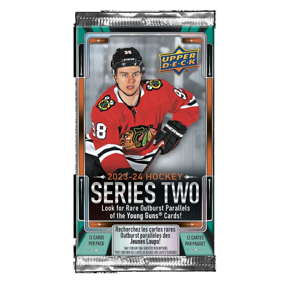 2023-24 NHL Upper Deck Hockey Series 2 Booster Sports Trading Cards