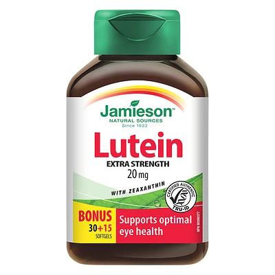 Jamieson Extra Strength Lutein - 20 mg - 30s