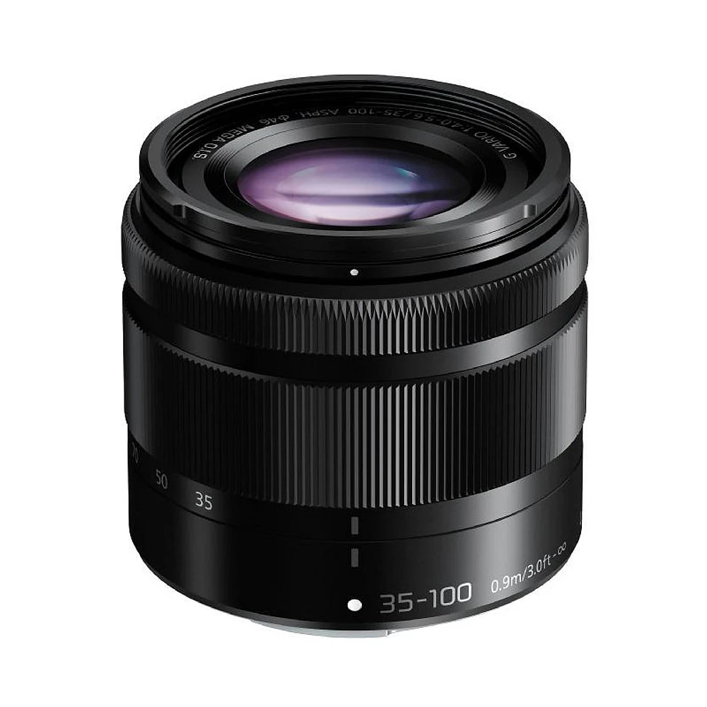 Panasonic LUMIX G VARIO 35-100mm f/4-5.6 Ultra Compact Zoom Lens - Black - HFS35100K - Open Box or Display Models Only