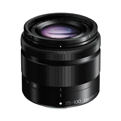 Panasonic LUMIX G VARIO 35-100mm f/4-5.6 Ultra Compact Zoom Lens - Black - HFS35100K