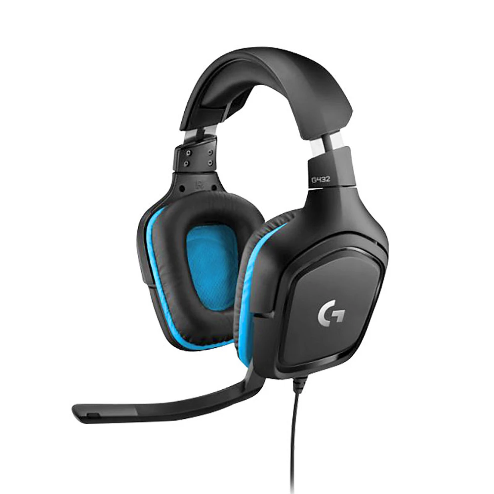 Logitech G432 7.1 Surround Sound Wired Gaming Headset - 981-000769