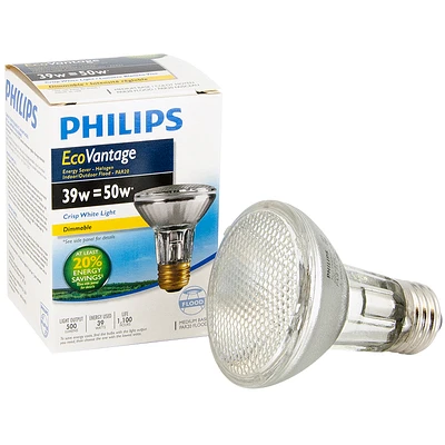 Philips EcoVantage PAR20 Flood Light - Crisp White