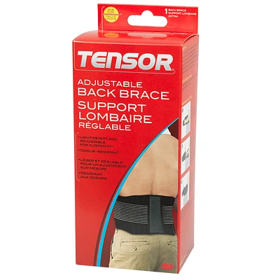 Tensor Adjustable Back Brace - One Size