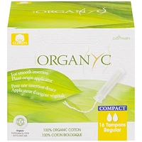 Organyc Compact Tampon - Regular - 16s