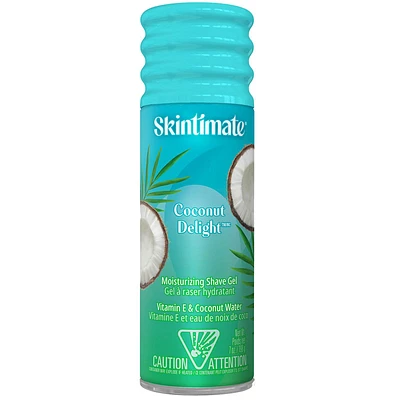 Skintimate Moisturizing Shave Gel - Coconut Delight - 198g