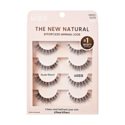 KISS The New Natural Nude Blazer False Lashes - 4 pairs