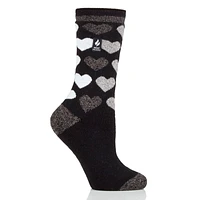 Heat Holders Women's Mono Lite Crew Socks - Heart