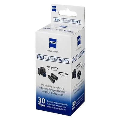 Zeiss Lens Cleaning Wipes - 30 pack - 740201