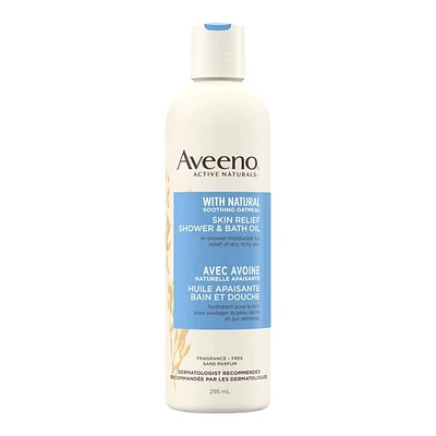 Aveeno Active Naturals Skin Relief Shower & Bath Oil - 295ml