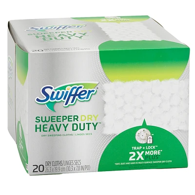 Swiffer Sweeper Heavy Duty Dry Sweeping Cloths - 20's