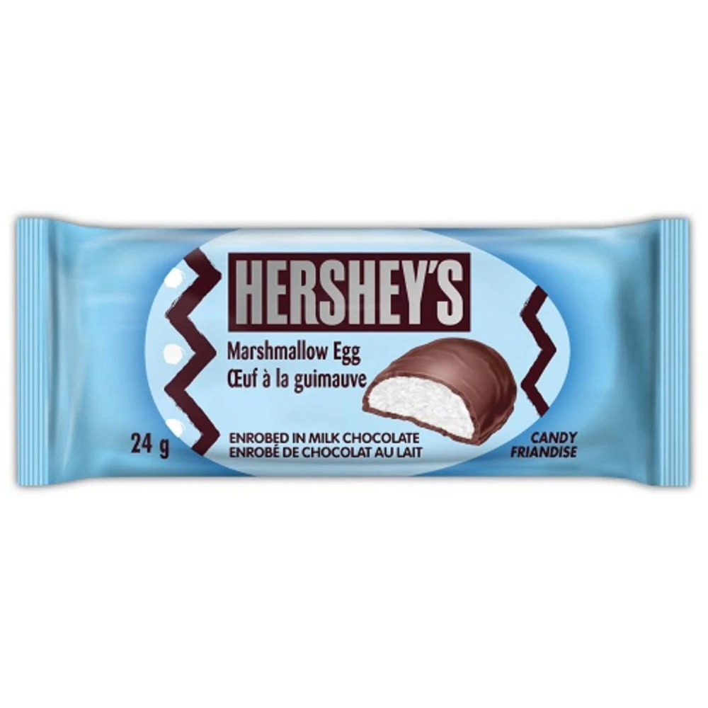 Hershey's Marshmallow Egg Enrobed in Milk Chocolate - 24g