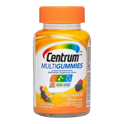 Centrum MultiGummies Adult Multivitamin/Mineral Supplement - 70's