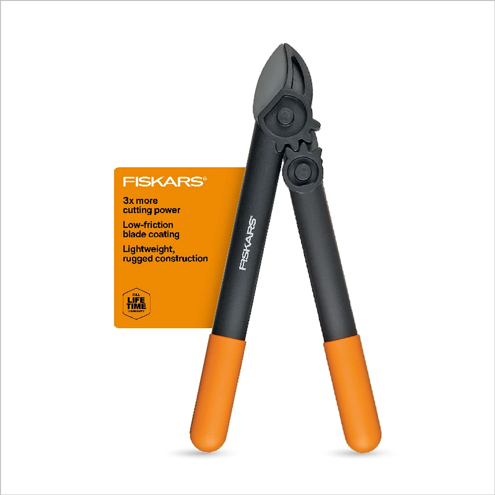 Fiskars Super Pruner Powergear - Black/Orange