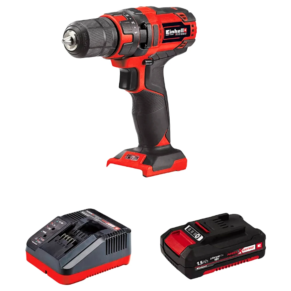 Einhell 18-Volt 3/8" Cordless Drill Driver Kit