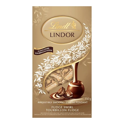 LINDOR Chocolate Truffles - Fudge Swirl - 150g