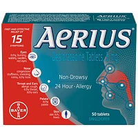 Aerius Allergy - Non-Drowsy - 24 hour - 50s