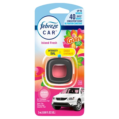 Febreze Car Air Freshener with Gain Scent - Island Fresh - 2ml