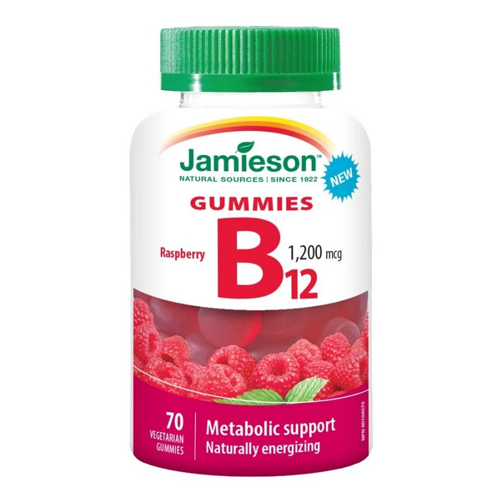 Jamieson Vitamin B12 Gummy Dietary Supplements - 70's