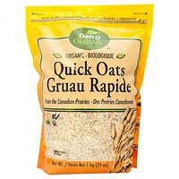 Dan-D Organic Quick Oats - 1kg