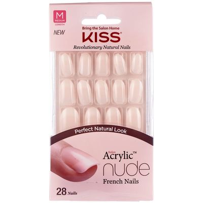 Kiss Salon Acrylic Nude French Nails