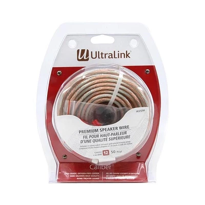 UltraLink Caliber Series Banana Plug 12AWG Speaker Cable - 15.2m