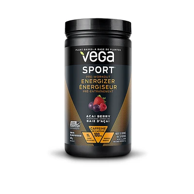 Vega Sport Pre-Workout Energizer Dietary Supplement - Acai Berry - 540g