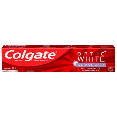 Colgate Optic White Advanced Toothpaste - Sparkling White - 133ml