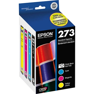 Epson 273 Claria Premium Ink T273 Standard-Capacity Ink Cartridge - Colour Multi-pack - T273520-S