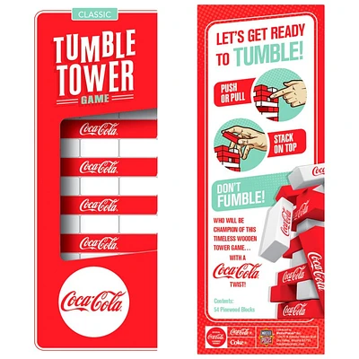 Coca-Cola Wood Block Tumble Tower