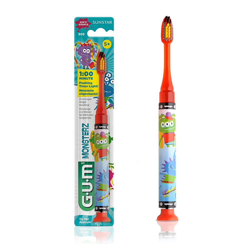 G.U.M Tooth Brush - Monsterz Assorted - Soft