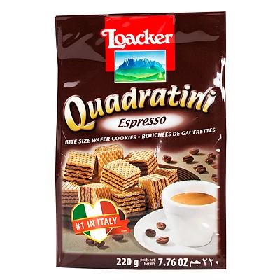 Loacker Quadratini - Espresso - 220g