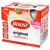 BOOST Original Protein Drink - Strawberry - 6 x 237ml