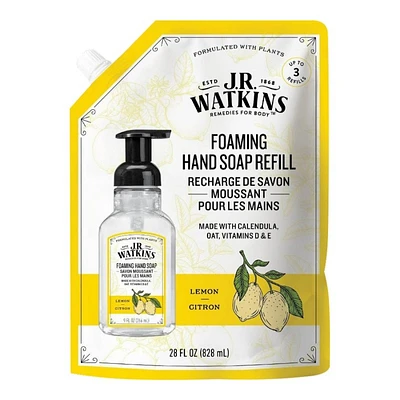 J.R. Watkins Foaming Soap Refill - Lemon - 828ml