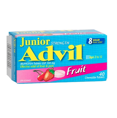 Advil Junior Strength Advil Chewables - Fruit - 40s
