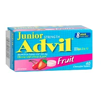 Advil Junior Strength Advil Chewables - Fruit - 40s