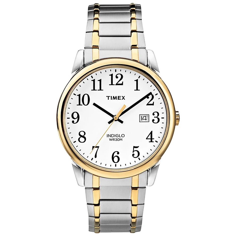 Timex Men's Full Easy Reader Watch - Gold/Silver - TW2P81400GP