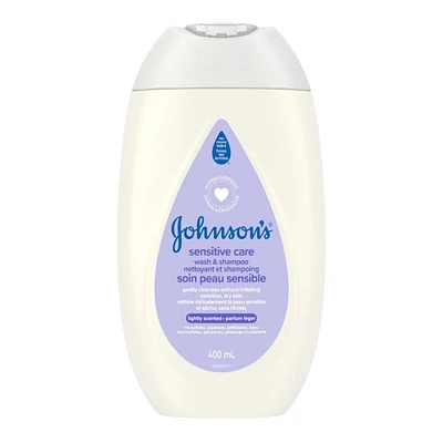 Johnson's Sensitive Care Baby Body Wash/Shampoo - 400ml