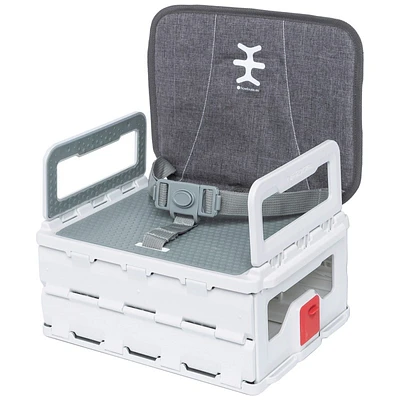 Nikidom Flat-Pack Foldable Booster Seat - Grey