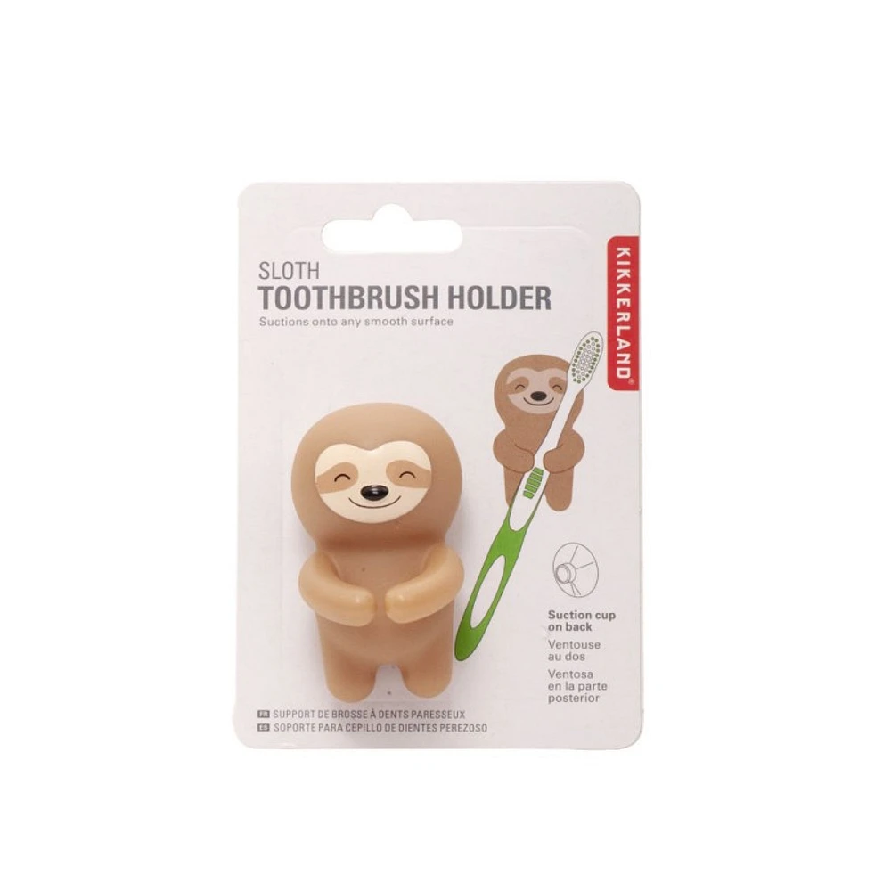 Kikkerland Sloth Toothbrush Holder