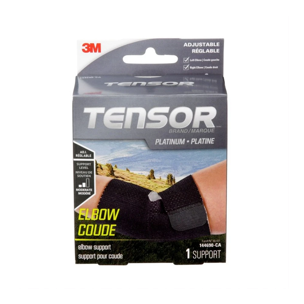 Tensor Platinum Comfort Elbow Support - Black