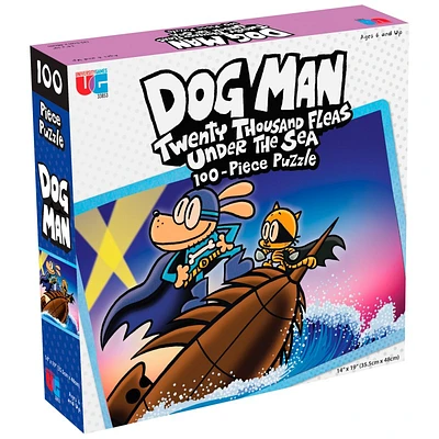 University Games Dog Man 20,000 Fleas Under The Sea Puzzle - 100 piece