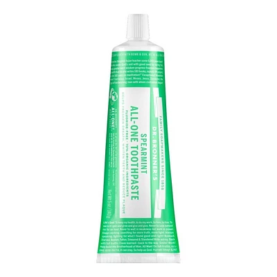 Dr. Bronner's All-One Toothpaste - Spearmint - 140g