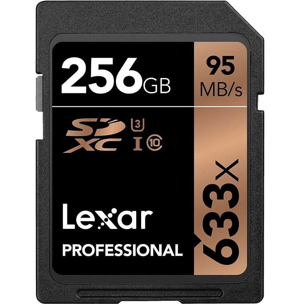 Lexar Professional 633x SD Card - 256GB -  LSD256CBNL633