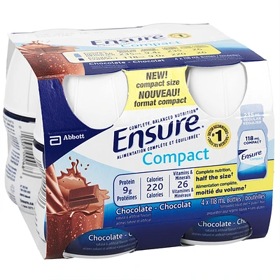 Ensure Compact Chocolate - 4 x 118ml