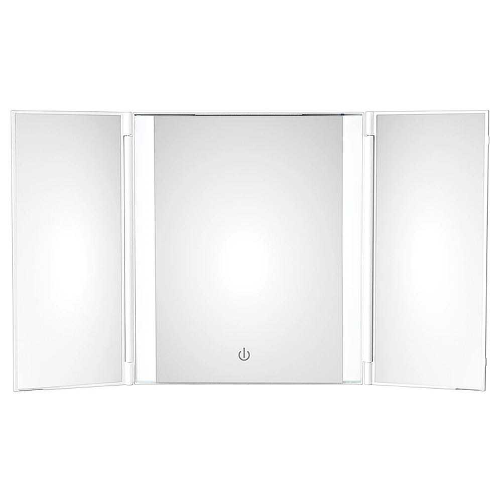 Conair True Glow 1X Trifold LED Cosmetic Mirror - White - TGBETP1C